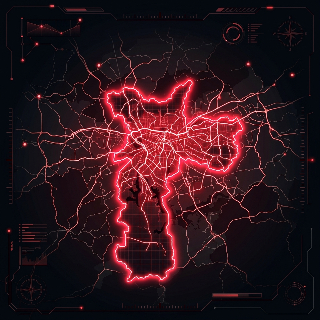 Mapa de Cobertura FlexJÁ Grande SP